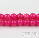 color jade beads,8mm,rose,sold per 15.75-inch strand