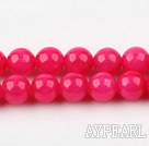 color jade beads,10mm,rose,sold per 15.75-inch strand