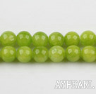 color jade beads,8mm,Kelly,sold per 15.75-inch strand