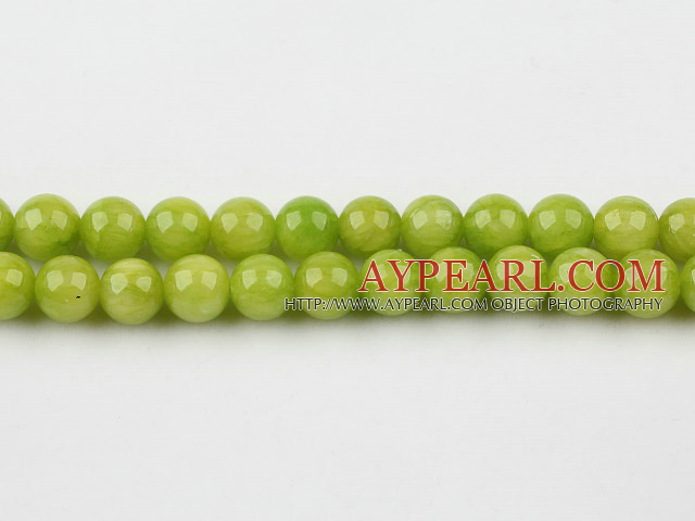 color jade beads,10mm,Kelly,sold per 15.75-inch strand