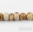 picture jasper stone beads ,9-12mm,sold per 15.75-inch strand