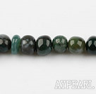 grass color agate beads,9*12mm,sold per 15.75-inch strand