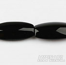 black agate beads,9*10*30mm round corner,Grade A,Sold per 15.35-inch strands