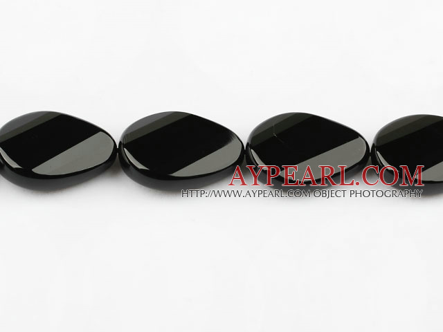 black agate beads,9*22*30mm,non-twisted,faceted,Grade A,Sold per 15.35-inch strands