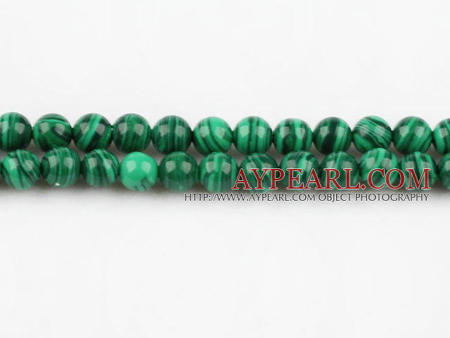 stripe malachite beads,6mm green,sold per 15.75-inch strand