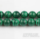 stripe malachite beads,8mm green,sold per 15.35-inch strand