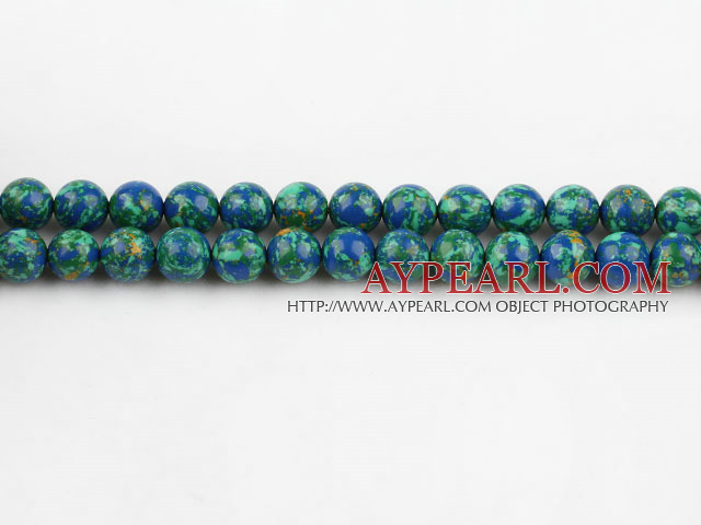 turquoise beads,8mm round,blue and green,sold per 15.35-inch strand