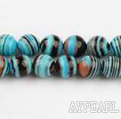 turquoise beads,8mm round,multi color,sold per 15.75-inch strand