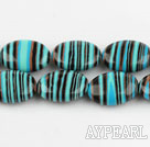 turquoise beads,5*10*14mm egg,multi color,sold per 15.75-inch strand