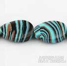 turquoise beads,5*13*18mm twistedegg,multi color,sold per 14.57-inch strand