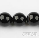 black agate beads,20mm round,,Grade A ,Sold per 15.35-inch strands