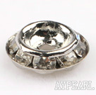 round rhinestone,9mm disc,silver,sold per PKG of 100