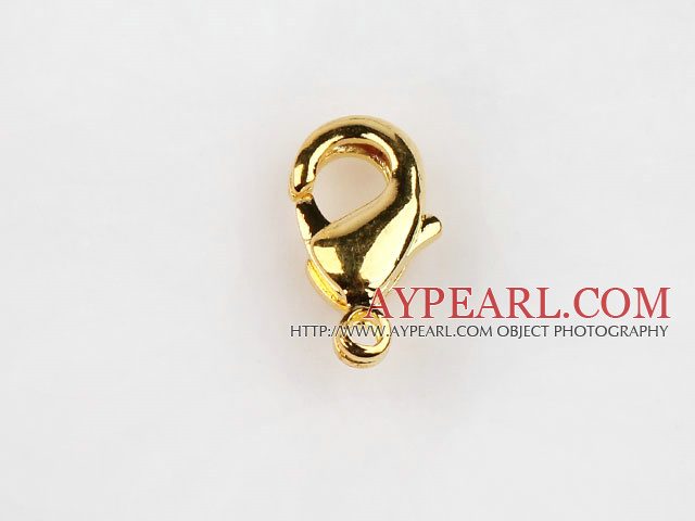 Lobster claw clasp ,copper,5*10mm,golden. Sold per pkg of 500.