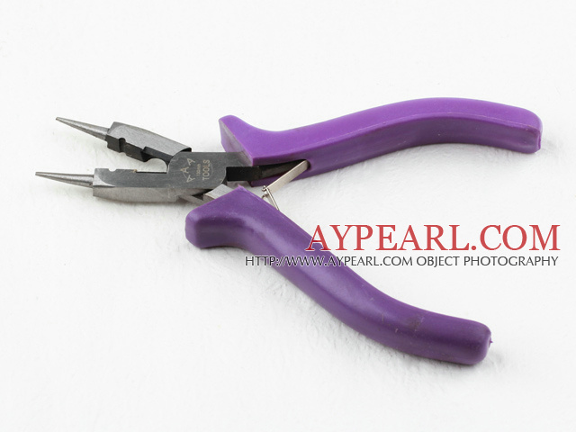jewelry pliers, Purple, multifunction, round nose, Sold per pcs