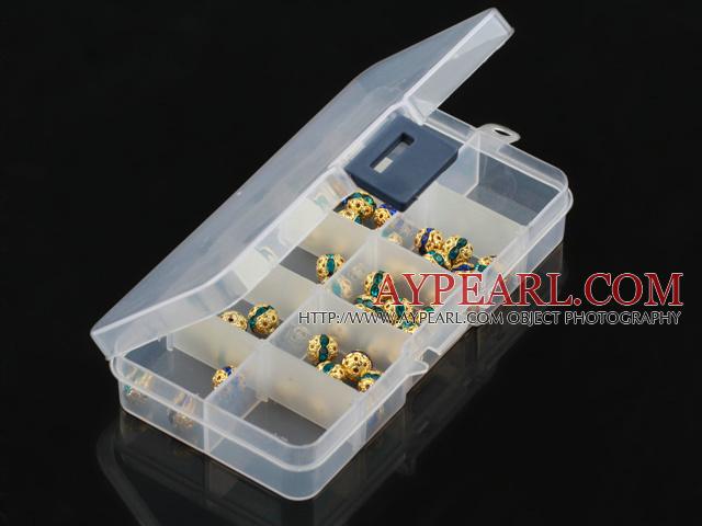 plastic beads container,24*65*130mm,rectangle, sold by each