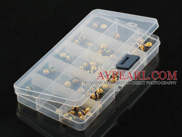 plastic beads container,24*98*174mm,rectangle, sold by each