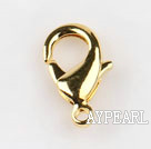 Lobster claw clasp, copper,golden,7*13mm. Sold per pkg of 500.