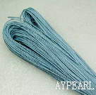 Cotton Wax Cord,Cyan,1mm/strand, about 540m/bundle ,sold by each.