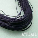 Cotton Wax Cord, purple , 1mm/strand, about 540m/bundle ,sold by each.