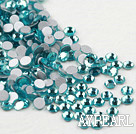 Rhinestone cabochon,lake blue, silver-foil back ,3.0-3.2mm faceted round, SS12. Sold per pkg of 1440.