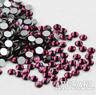 Rhinestone cabochon,garnet, silver-foil back ,3.0-3.2mm faceted round, SS12. Sold per pkg of 1440.
