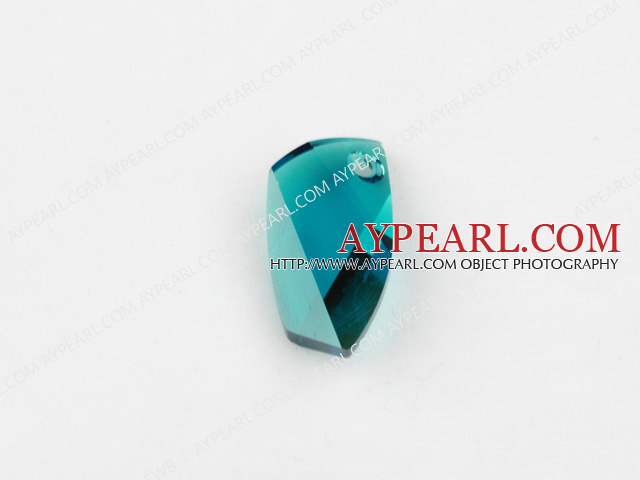 austrian crystal beads,green,20mm prismatic,sold per pkg of 2