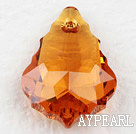 austrian crystal beads,22mm baroque,gold,sold per pkg of 2