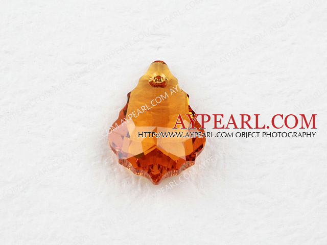 austrian crystal beads,22mm baroque,gold,sold per pkg of 2