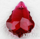 austrian crystal beads,22mm baroque,rose,sold per pkg of 2