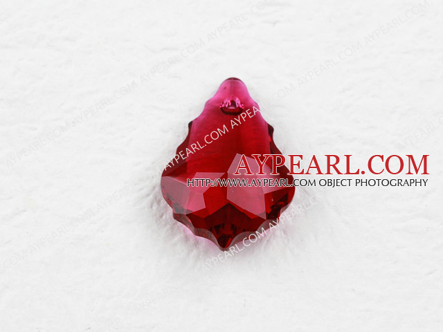 austrian crystal beads,22mm baroque,rose,sold per pkg of 2
