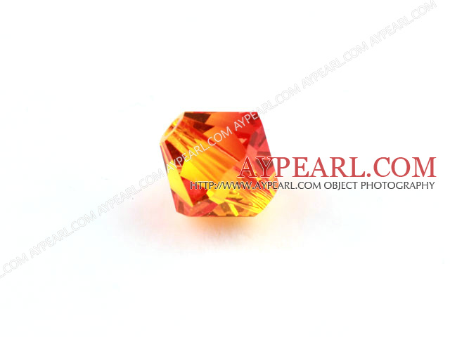 Austrian crystal beads, 4mm bicone gold . Sold per pkg of 1440