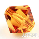 Austrian crystal beads, 4mm bicone ,gold . Sold per pkg of 1440