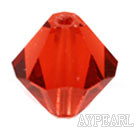 Austrian crystal beads,4mm bicone red. Sold per pkg of 1440