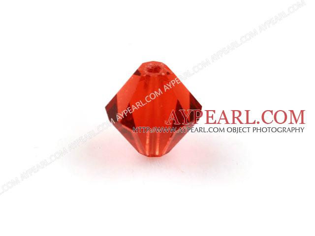 Austrian crystal beads,4mm bicone red. Sold per pkg of 1440