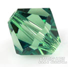 Austrian crystal beads, 4mm bicone,light green.Sold per pkg of 1440