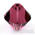 Austrian crystal beads, 4mm bicone ,garnet. Sold per pkg of 1440