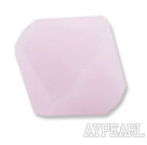 Austrian crystal beads, 4mm bicone,white pink . Sold per pkg of 1440