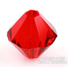 Austrian crystal beads, 4mm bicone ,red. Sold per pkg of 1440