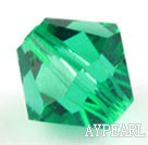 Austrian crystal beads, 5mm bicone,grass. Sold per pkg of 720.