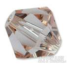 Austrian crystal beads, 5mm bicone,orange. Sold per pkg of 720.