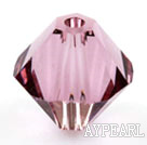 Austrian crystal beads, 5mm bicone,pink. Sold per pkg of 720.