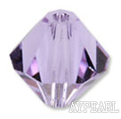 Austrian crystal beads, 5mm bicone,light amethyst. Sold per pkg of 720.