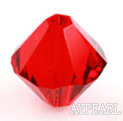 Austrian crystal beads, 5mm bicone,red. Sold per pkg of 720.