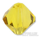 Austrain crystal beads, champagne color, 6mm bicone. Sold per pkg of 360.