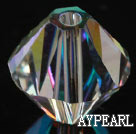 Austrain crystal beads, AB color, 8mm bicone. Sold per pkg of 360.