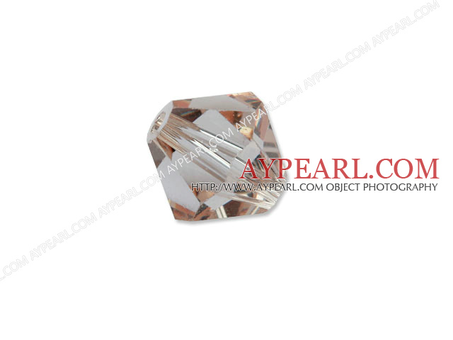 Austrain crystal beads, gray, 8mm bicone. Sold per pkg of 360.
