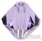 Austrain crystal beads, purple, 8mm bicone. Sold per pkg of 360.