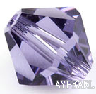 Austrain crystal beads, purple, 8mm bicone. Sold per pkg of 360.