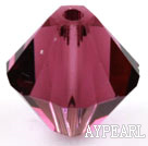 Austrain crystal beads, garnet red, 8mm bicone. Sold per pkg of 360.