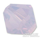 Austrain crystal beads, white, 8mm bicone. Sold per pkg of 360.